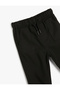 Jogger Trousers Pocket Detailed Tie Waist - 3