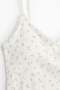 Padded-cup pointelle body - 2