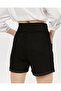 Denim Shorts (Lycra) with Button Detail - 4