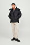 JACK JONES Men's Neck Hooded Windproof Coat 12238881 - 7