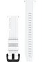 QUICK RELEASE BANDS (20 MM) WHITE WITH BLACK STAINLESS STEEL HARDWARE