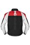 Jacket Dp Progressive Hybrid Perforated Leather Red - 2