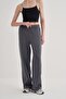 Women's Steel Knitted Palazzo Pants Smoked - 3