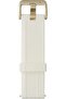 QUICK RELEASE BANDS (20 MM) WHITE WITH LIGHT GOLD HARDWARE - 4
