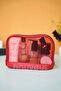 Red Makeup Bag Cosmetic Personal Care Bag - 2