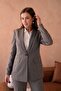 Single Button Classic Suit Light Brown - 2