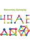 Magnetic Stick, Balls and Rods Set, Building Sticks Blocks, STEM Stacking Toys Magnet Educational for Kids Boys Girls - 4