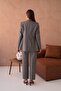 Single Button Classic Suit Light Brown - 3