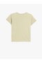 Slogan Printed Short Sleeve Crew Neck Cotton T-Shirt - 2