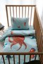 Baby Crib, Park Bed (70X110 cm) Duvet Cover & Bed Sheet Sets, Cotton Satin - Ocean - 8