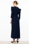 Mi Double Breasted Neckline Glitter Dress - 5