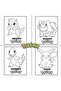4 Pokemon Coloring Books 16 Pages - 5