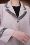 Hijab Crepe Buttoned Mevlana Pul Sequin Detailed Pocketed Abaya Ferace Size 42-48 - 9