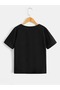 Strive to Be Better T-Shirt - Black Oversize Printed Crew Neck Printed Short Sleeve Loose Fit - 2
