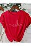 Rome Pattern Printed Basic T-Shirt