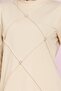 Two-Thread Suit with Stones on the Front - Beige - 4