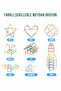 Multi-Colored Bamboo Stick Toy 600 Pieces Building Blocks Educational Memory Game Intelligence Development - 7