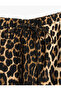 Relaxed Fit Leopard Print Wide Leg Trousers - 5
