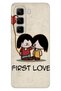 Case for Infinix Hot 50 Pro 4g 6.78 Inc Patterned Tpu Silicone First Love