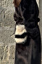 Small Plush Bag Women's Sheepskin Bag with Side Strap - 3
