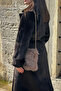 Women's Strap Plush Brown Bag |   Fur Postman Model - 2