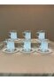 12 Pcs Handmade Glass Teacup Set