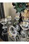 Gilded Special Design 6-Piece Ice Cream Bowl with Stand, Candy Dish, Small Salad Bowl, Serving Dish - 4