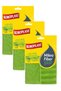 Microfiber Oil Dirt Remover Kitchen Cloth 30 X 30 cm X 3 Pcs