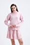 Two Color Seasonal Thick Woven Fabric Knitwear Set - 5