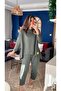 Women's Two Thread Viscose Cotton Fabric Double Set with Crest Detail - 4