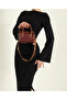Women's Burgundy Mini Hand and Shoulder Bag - 4