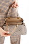 Women's Butterfly Hand and Shoulder Bag Handbag with Charm Detail - 5