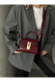 Montanna Model Claret Red Women's Hand and Shoulder Bag - 4