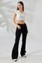Lya Hsn Women's Lara Candy Nicole Black Flared Power Lycra Women's Flare Jeans Pants - 3