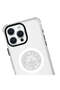 iPhone 14 Pro Compatible Fenerbahçe Magsafe Monochrome Logo Transparent Phone Case - 2