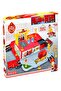 Fire Engine Toy Garage Set Track - Parking Lot - Station Car Play Set - 2