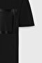 Men's Black Slim Fit Narrow Cut Crew Neck Cotton Printed T-Shirt - 8