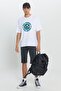 Men's White Real Madrid Licensed Oversize Fit Loose Fit 100% Cotton Crew Neck T-Shirt - 2