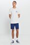 Men's Light Gray Standard Fit Regular Fit 100% Cotton Crew Neck T-Shirt - 3