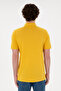 Men's Regular Fit Polo Neck Saffron Basic T-Shirt 50284641-Vr043 - 5