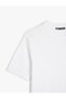 Short Sleeve Cotton Blended Tight Fit Crew Neck Basic T-Shirt - 3