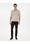 Brown Slim Fit 5 Pocket Chino Trousers 50271249-Vr029