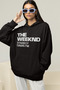 The Weeknd Starboy Dawn Fm Printed Unisex Oversized Rapper Design Hoodie. - 4