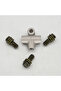 Hydraulic Brake Hose Pipe Fitting Connector 3-Way T Adapter for ATV Kart M10 X 1.25 - 5