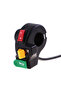 3 In1 Motorcycle Switch Electric Bike Scooter ATV Quad Light Turn Signal Horn ON/OFF Button for 2... - 4
