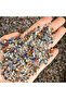 100g 9-15mm 100g 4 Sizes Natural Mixed Quartz Crystal Stone Rock Gravel Specimen Tank Decor Natural - 5