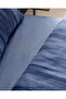 Raphael Double 100% Cotton Printed Satin Duvet Cover Set - Navy - 6
