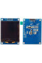 وحدة شاشة LCD OLED مقاس 1.5 بوصة بيضاء 128*128 نقطة شريحة تشغيل SH1107 COG I2C IIC 4PIN 3V-5V - 8