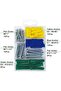 1 BOX Plastic Self Drilling Ribbed Drywall and Wall Anchors with Screws Kit,66 Piece Wall Plug Ancho - 5