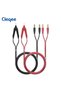 Cleqee P70075A Meter Test Leads Terminal Kelvin Clips Cable Wires to 4mm Banana Plugs Gold-Plated... - 7